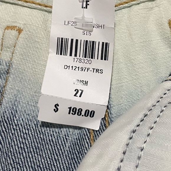 NWT CARMAR bleached distressed shorts US27 - Picture 6 of 6